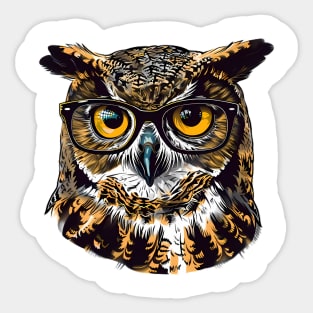 Owl See You There: Specs Appeal for Night Owls! Sticker